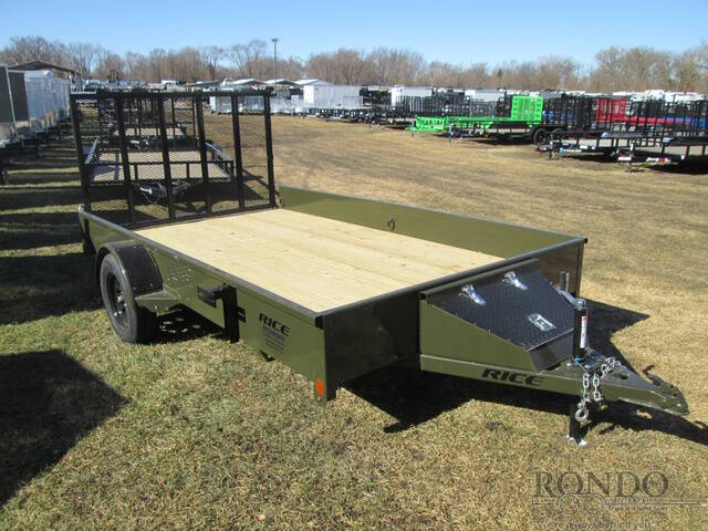 2026 Rice Trailers Single Axle Utility SST8212