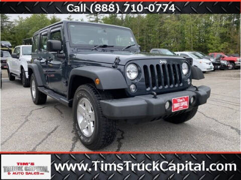 2016 Jeep Wrangler Unlimited for sale at TTC AUTO OUTLET/TIM'S TRUCK CAPITAL & AUTO SALES INC ANNEX in Epsom NH