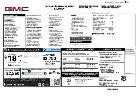 2021 GMC Sierra 1500