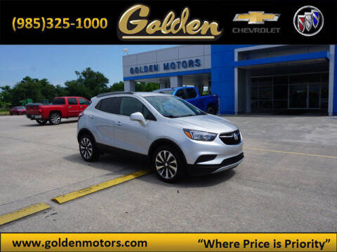 2021 Buick Encore for sale at GOLDEN MOTORS in Cut Off LA