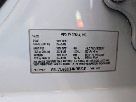 2021 Tesla Model Y Long Range