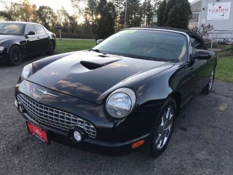 2002 Ford Thunderbird for sale at FUSION AUTO SALES in Spencerport NY