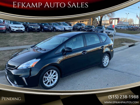 2012 Toyota Prius v for sale at Efkamp Auto Sales in Des Moines IA