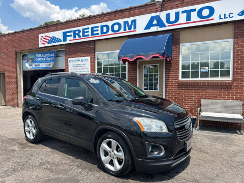 2015 Chevrolet Trax for sale at FREEDOM AUTO LLC in Wilkesboro NC
