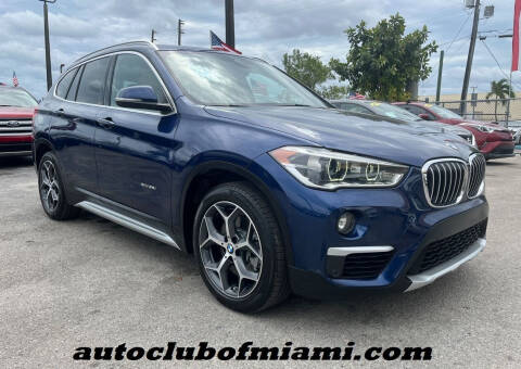 2016 BMW X1 for sale at AUTO CLUB OF MIAMI, INC in Miami FL