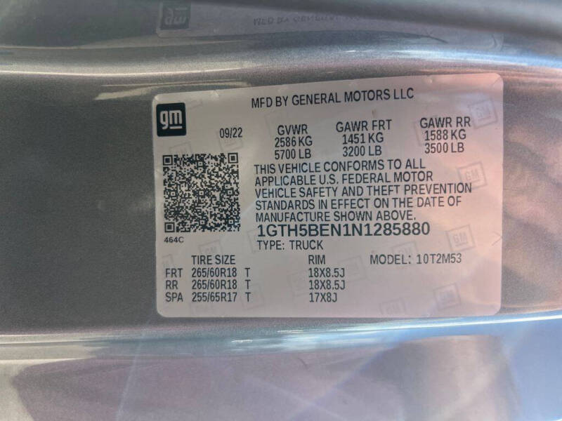 2022 GMC Canyon Elevation Standard