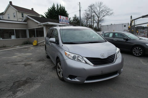 2012 Toyota Sienna for sale at I & R Motors in Falls Church VA