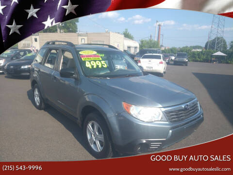 2010 Subaru Forester for sale at Good Buy Auto Sales in Philadelphia PA