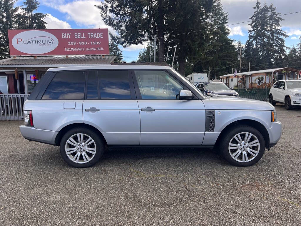 2011 Land Rover Range Rover for sale at PLATINUM AUTO SALES INC in Lacey, WA