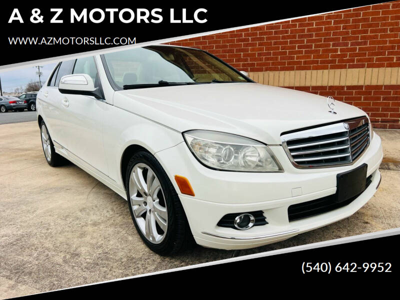 2008 Mercedes-Benz C-Class for sale at A & Z MOTORS LLC in Fredericksburg VA