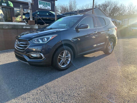 2018 Hyundai Santa Fe Sport for sale at WORKMAN AUTO INC in Bellefonte PA