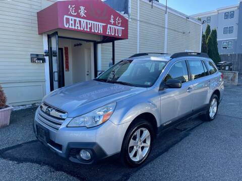 2014 Subaru Outback for sale at Champion Auto LLC in Quincy MA