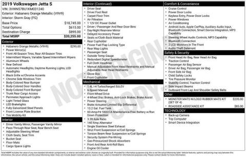 2019 Volkswagen Jetta S