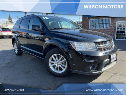 2015 Dodge Journey for sale at WILSON MOTORS in Stockton CA