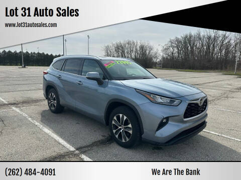 2020 Toyota Highlander for sale at Lot 31 Auto Sales in Kenosha WI