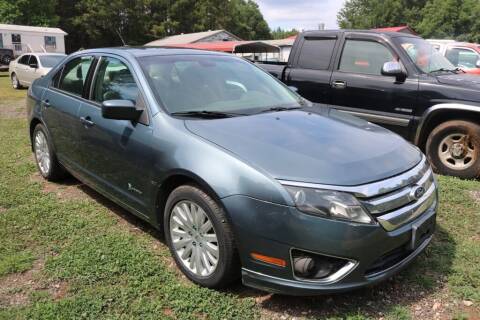 2012 Ford Fusion Hybrid for sale at Daily Classics LLC in Gaffney SC