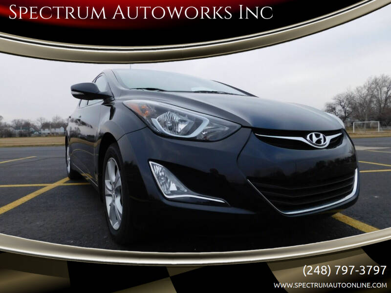 2016 Hyundai Elantra for sale at Spectrum Autoworks Inc in Oak Park MI