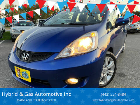 2010 Honda Fit for sale at Hybrid & Gas Automotive Inc in Aberdeen MD