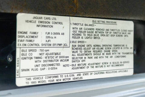 1985 Jaguar XJ-Series XJS