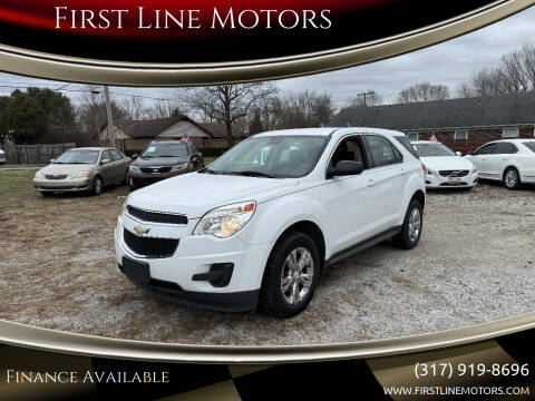 2015 Chevrolet Equinox for sale at First Line Motors in Jamestown IN