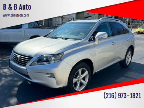2013 Lexus RX 350 for sale at B & B Auto in Cleveland OH