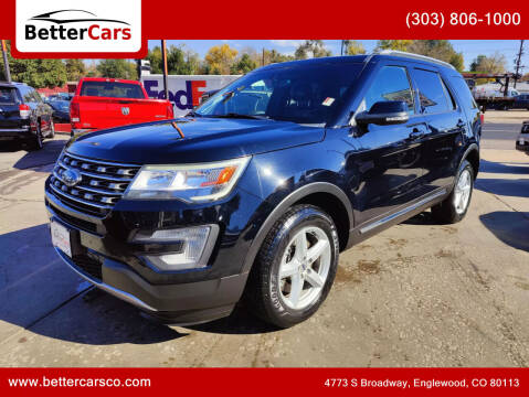 2017 Ford Explorer for sale at Better Cars in Englewood CO