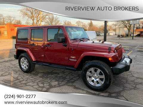 2012 Jeep Wrangler Unlimited for sale at Riverview Auto Brokers in Des Plaines IL