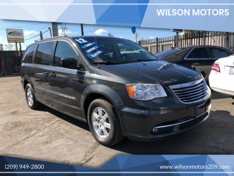 2012 Chrysler Town and Country for sale at WILSON MOTORS in Stockton CA