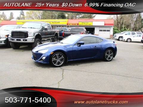 2016 Scion FR-S for sale at AUTOLANE in Portland OR