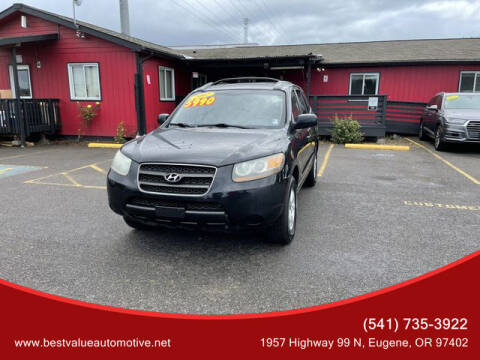 2007 Hyundai Santa Fe for sale at Best Value Automotive in Eugene OR