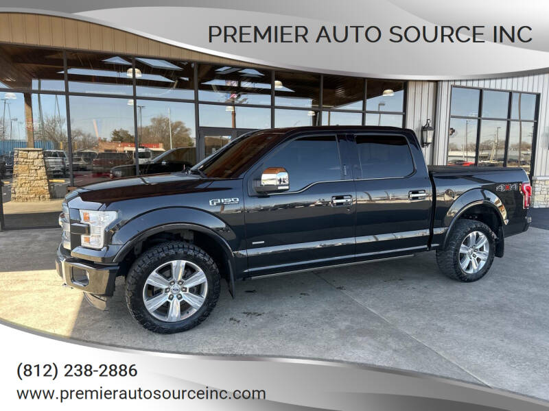 2015 Ford F-150 for sale at Premier Auto Source INC in Terre Haute IN