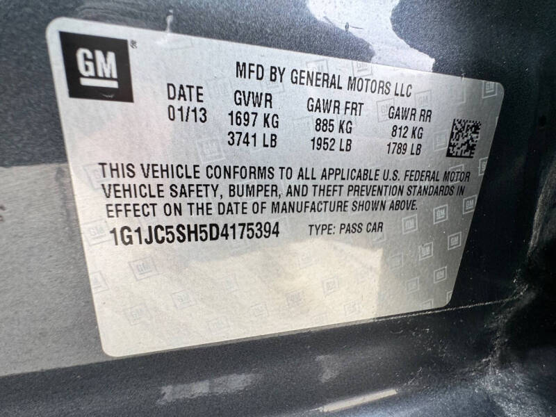 2013 Chevrolet Sonic LT Auto