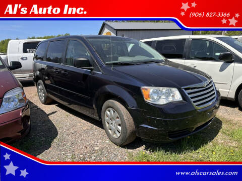2010 Chrysler Town and Country for sale at Al's Auto Inc. in Bruce Crossing MI