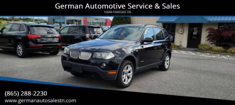 2009 BMW X3 for sale at German Automotive Service & Sales in Knoxville TN