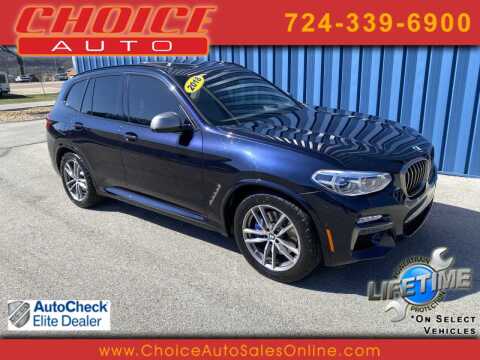 2018 BMW X3 for sale at CHOICE AUTO SALES in Murrysville PA