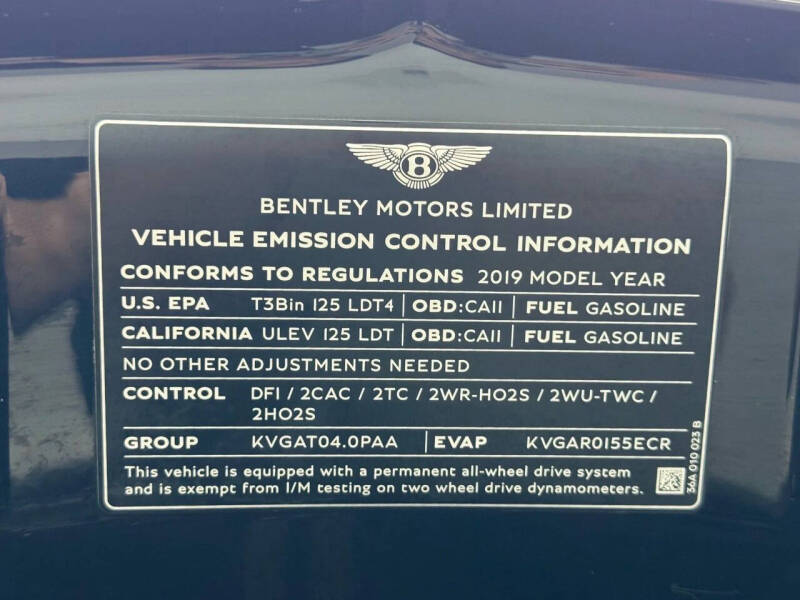 2019 Bentley Bentayga V8