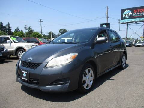 2009 Toyota Matrix for sale at ALPINE MOTORS in Milwaukie OR