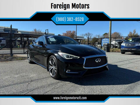2017 Infiniti Q60 for sale at Foreign Motors in Kannapolis NC