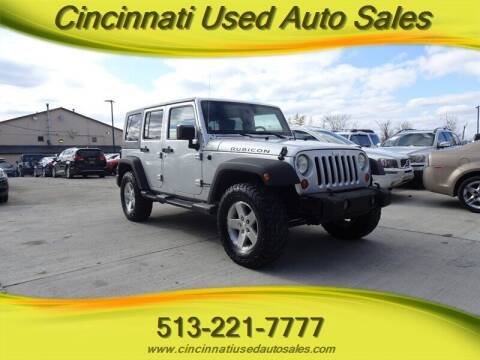 2009 Jeep Wrangler Unlimited for sale at Cincinnati Used Auto Sales in Cincinnati OH