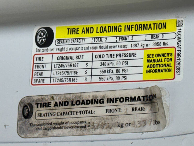 2016 Chevrolet Express 2500