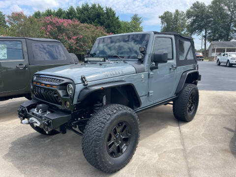 2014 Jeep Wrangler for sale at Getsinger's Used Cars in Anderson SC