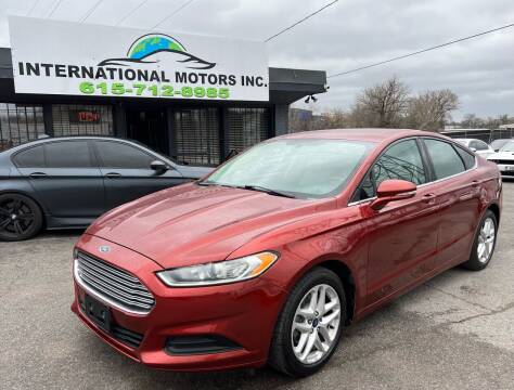 2014 Ford Fusion for sale at International Motors Inc. in Nashville TN