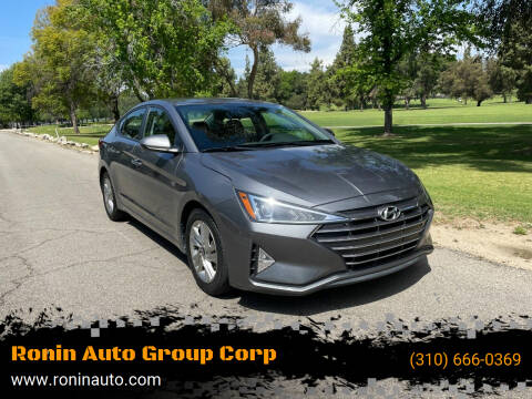 2019 Hyundai Elantra for sale at Ronin Auto Group Corp in Sun Valley CA