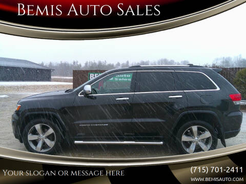 2014 Jeep Grand Cherokee for sale at Bemis Auto Sales in Crivitz WI