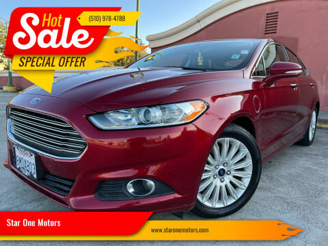 2016 Ford Fusion Energi for sale at Star One Motors in Hayward CA