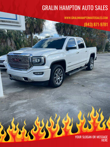 2017 GMC Sierra 1500 for sale at Gralin Hampton Auto Sales in Summerville SC