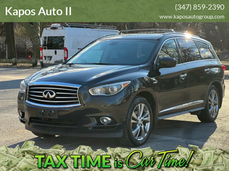 2014 Infiniti QX60 Hybrid for sale at Kapos Auto II in Ridgewood NY