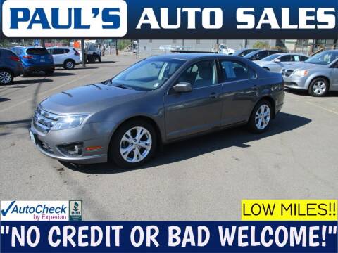 2012 Ford Fusion for sale at Paul's Auto Sales in Eugene OR