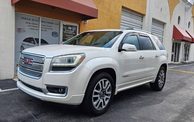 2014 GMC Acadia for sale at POLLO AUTO SOLUTIONS in Miami FL