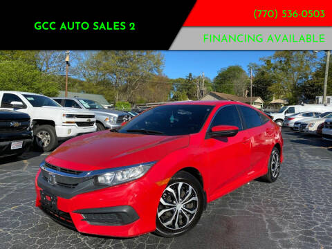 2017 Honda Civic for sale at GCC AUTO SALES 2 in Gainesville GA